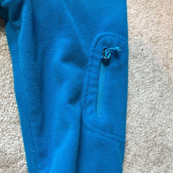 Columbia fleece size M turquoise, zip front. - Picture 4 of 6